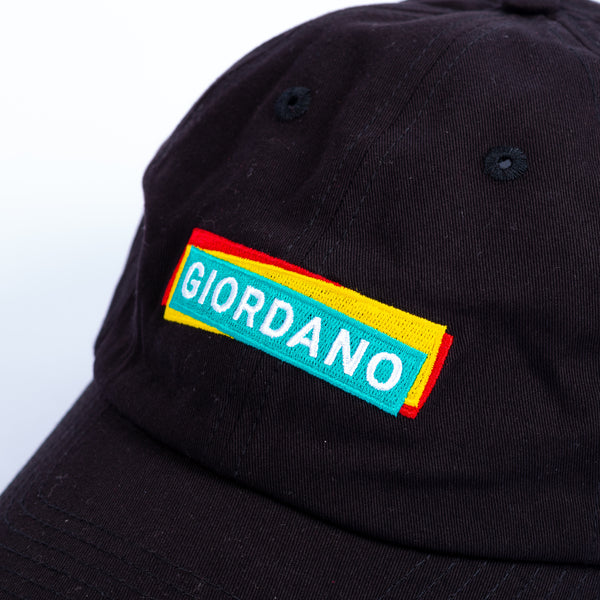 Giordano Embroidered Signature - Cap - Black South Giordano 01 Logo Africa