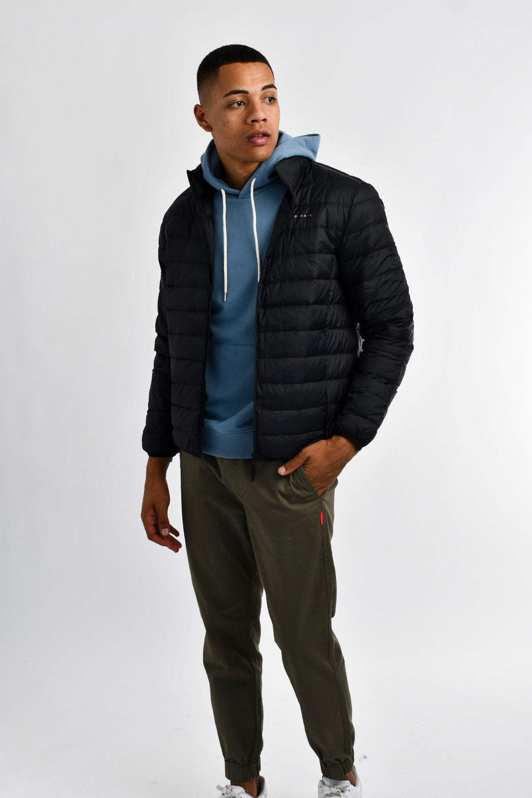 90-10 Air Down Jacket 09 Signature Black - Giordano South Africa