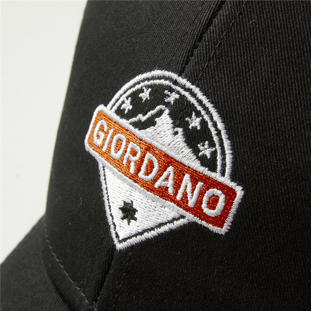 - Black South Embroidered Giordano Lion 01 Africa Giordano - Cap Signature